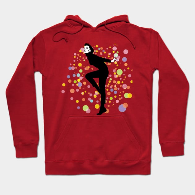 Audrey Hepburn Dancing Hoodie by ImproveYourself